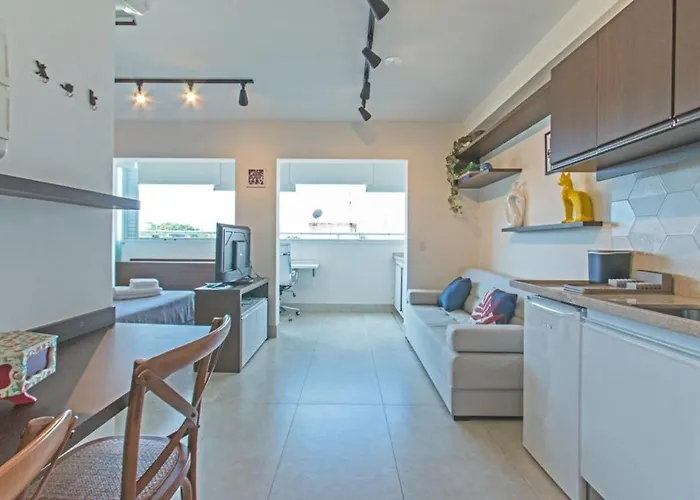 Studio 517 Now Alto Da Boa Vista - Aconchegante Studio Now Sp - Perto Do Metro